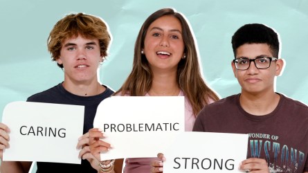 teens play a word association game