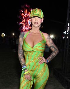 Amber Rose at Neon Carnival held during the Coachella Music and Arts Festival on April 13, 2024 in Thermal, California. (Photo by Gilbert Flores/WWD via Getty Images)
